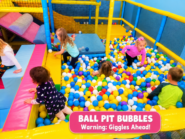 Indoor play space at Totsville Indoor Playground